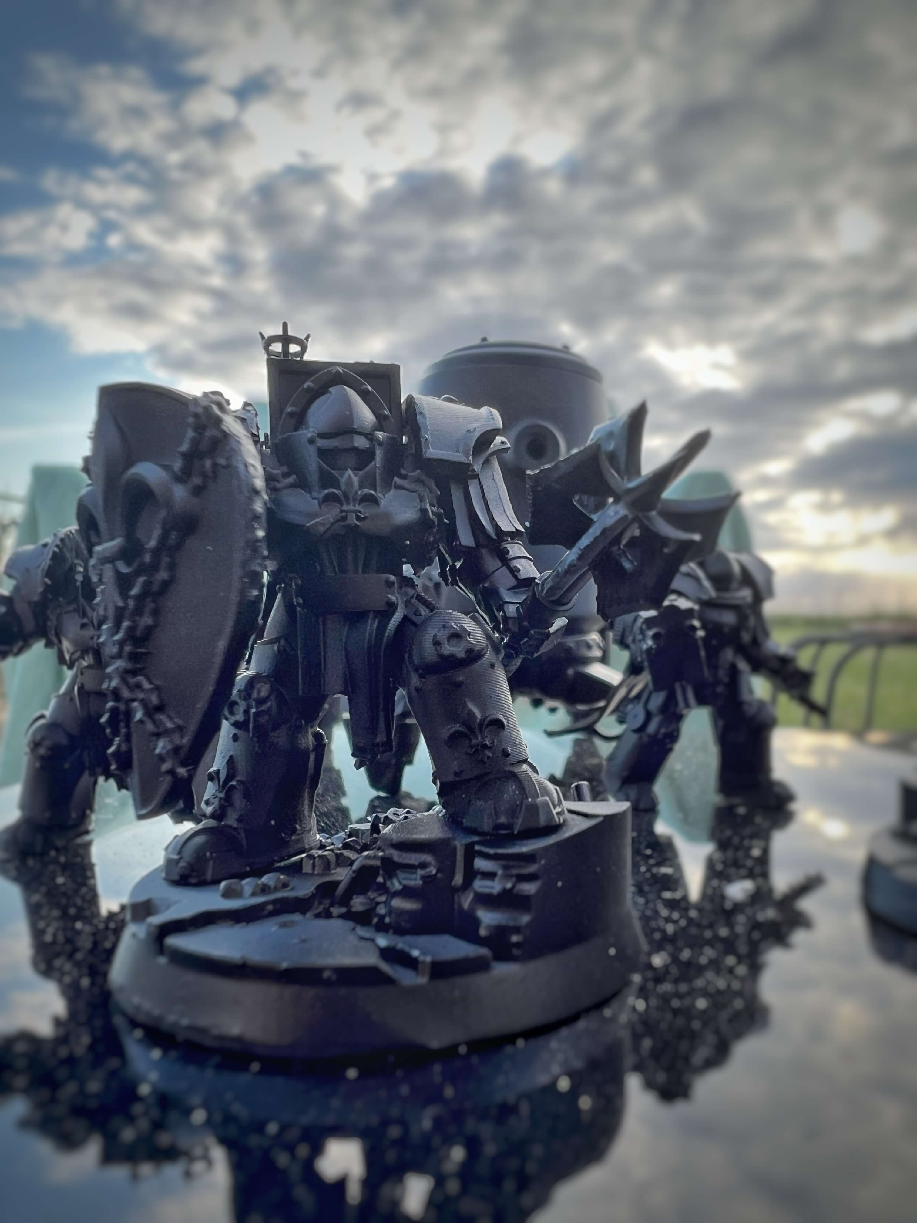 Miniatures en impression SLA haute vitesse à 100 microns